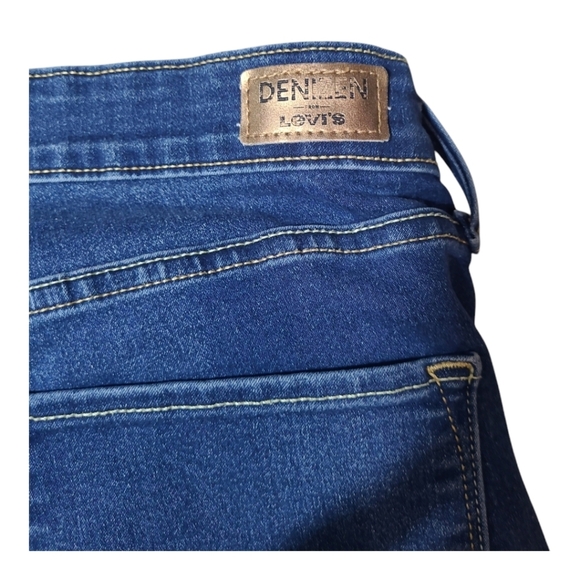 Denizen from Levi's Modern Ankle Skinny Jeans Dark Wash Size 14 - Picture 3 of 11